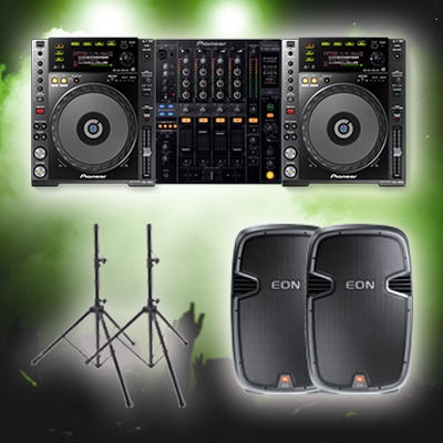 jvg sound basic dj hire package